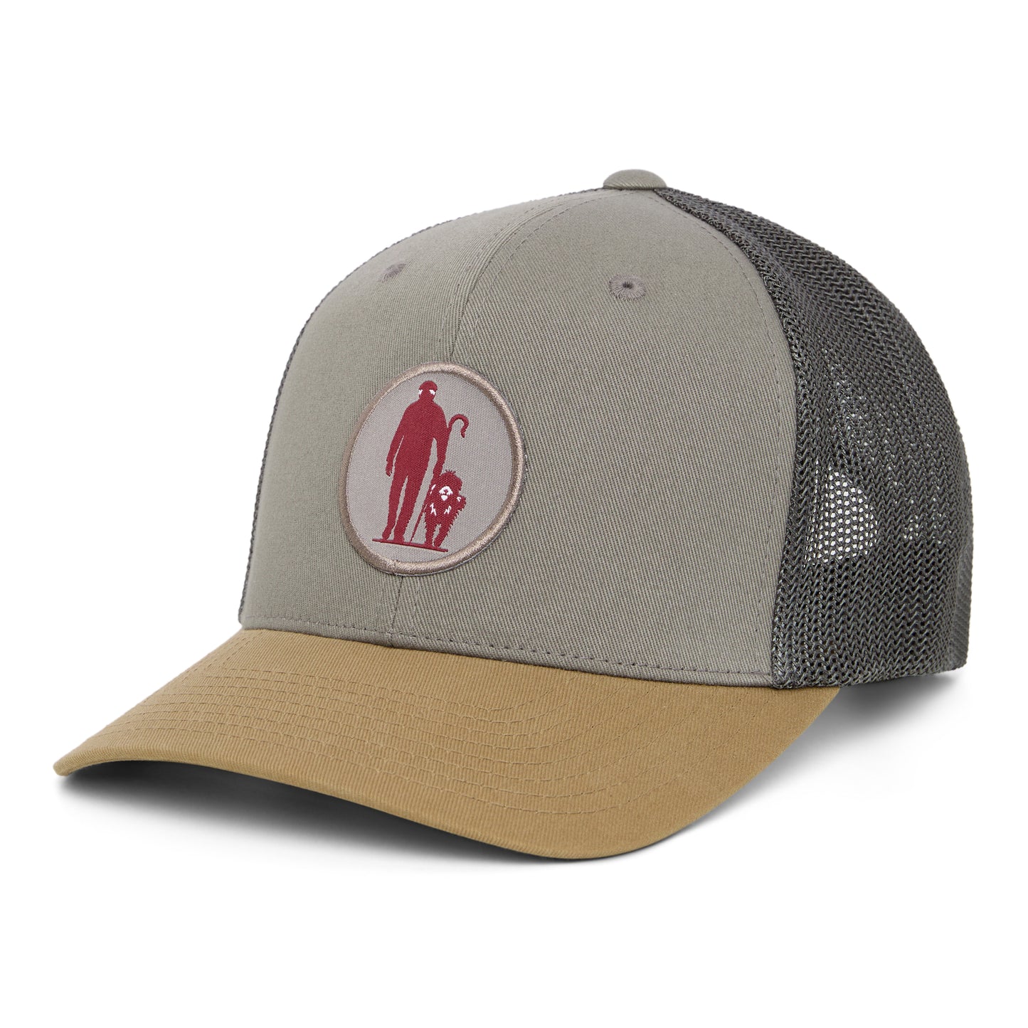 Grey/Green Adjustable Cap